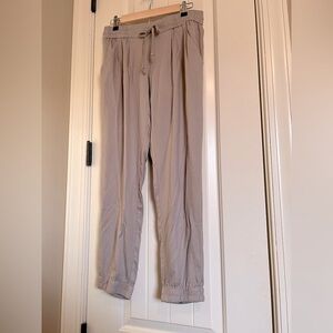 Sunday Best Aritzia Taupe Rayon Lounge Pants Womens Size Medium‎